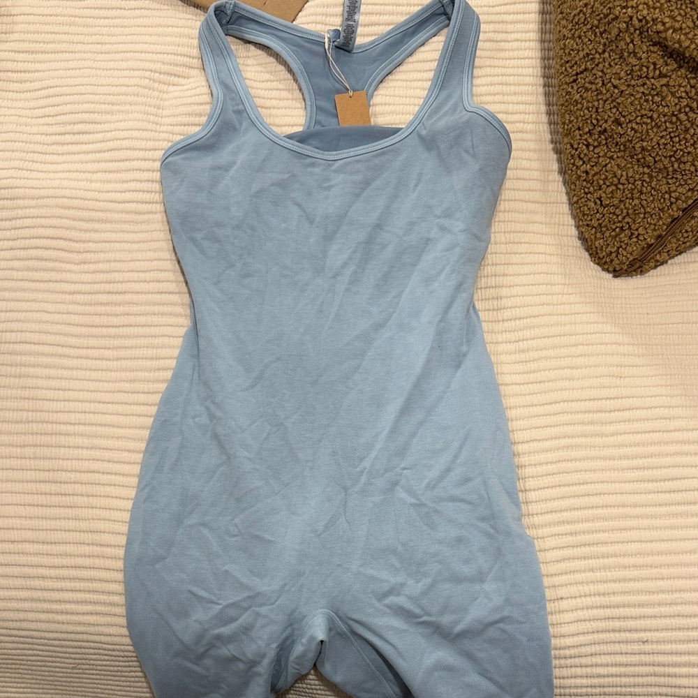 Skims light Blue Women's Racerback Romper